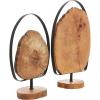 imageDeco 79 Teak Wood Abstract Handmade Decorative Sculpture Carved Home Decor Statue with Faces Accent Figurine 13quot x 4quot x 16quot Brown18  15H