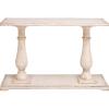imageDeco 79 Wood Console Table with Distressed Accents 48quot x 14quot x 32quot White
