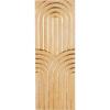 imageDeco 79 Wood Geometric Home Wall Decor Arches Panel Wall Sculpture with Overlapping Gold Arches Wall Art 157quot x 13quot x 432quot Light BrownLight Brown