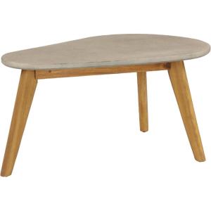 imageDeco 79 77411 End Sofa Small Side AntiRust and Waterproof Indoor Snack Modern Resin Outdoor Accent Table 45quot x 26quot x 18quot GreyGrey