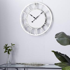 imageDeco 79 Marble Wall Clock 24quot x 2quot x 24quot White