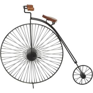 imageDeco 79 Metal Bike Decorative Sculpture Home Decor Statue Accent Figurine 17quot x 5quot x 15quot BlackBlack