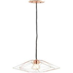 imageDeco 79 Metal Pendant W Bulb W 90quot H59252 12quot W90 H Copper