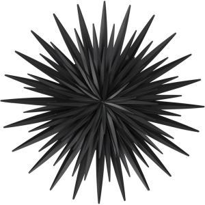 imageDeco 79 Metal Sunburst Home Wall Decor Large Layered 3D Wall Sculpture Wall Art 36quot x 4quot x 36quot Black355L x 35W