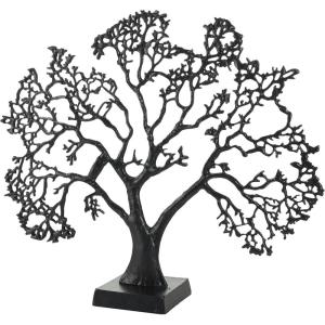 imageDeco 79 Polyresin Tree Decorative Sculpture Palm Home Decor Statue Accent Figurine 7quot x 5quot x 16quot GoldBlack