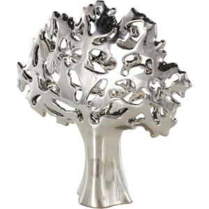 imageDeco 79 Polyresin Tree Decorative Sculpture Palm Home Decor Statue Accent Figurine 7quot x 5quot x 16quot GoldSilver