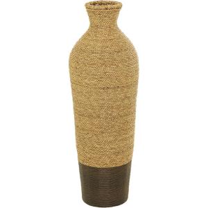 imageDeco 79 Seagrass Handmade Decorative Vase Tall Woven Floor Centerpiece Vase Vase for Home Decoration 11quot x 11quot x 33quot Brown11 x 11 x 33