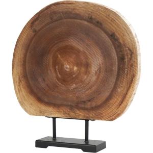 imageDeco 79 Teak Wood Abstract Handmade Decorative Sculpture Carved Home Decor Statue with Faces Accent Figurine 13quot x 4quot x 16quot Brown21 x 4 x 23