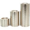 imageCosmoLiving by Cosmopolitan Metal Handmade Pillar Candle Holder Set of 3 11quot 7quot 4quotH SilverSilver