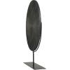 imageCosmoLiving by Cosmopolitan Metal Starburst Decorative Sculpture Carved Home Decor Statue with Stand Accent Figurine 18quot x 4quot x 23quot BlackBlack