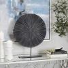 imageCosmoLiving by Cosmopolitan Metal Starburst Decorative Sculpture Carved Home Decor Statue with Stand Accent Figurine 18quot x 4quot x 23quot BlackBlack