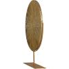 imageCosmoLiving by Cosmopolitan Metal Starburst Decorative Sculpture Carved Home Decor Statue with Stand Accent Figurine 18quot x 4quot x 23quot BlackGold