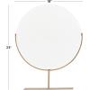 imageCosmoLiving by Cosmopolitan Metal Starburst Decorative Sculpture Carved Home Decor Statue with Stand Accent Figurine 18quot x 4quot x 23quot BlackWhite