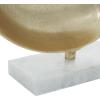 imageDeco 79 Aluminum Metal Geometric Decorative Sculpture Home Decor Statue with Marble Base Accent Figurine 15quot x 4quot x 17quot GoldCONVENIENTLY SIZED