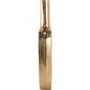 imageDeco 79 Aluminum Metal Geometric Decorative Vase Circular Centerpiece Vase with Linear Etchings Flower Vase for Home Decoration 7quot x 2quot x 16quot Gold