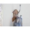 imageDeco 79 ArrowShaped Aluminum and Mango Wood Wall Hook BrownSilver