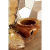 imageDeco 79 Bohemian Wood Decorative Bowl Teak 13quot D 9quot H75551 13quot x 9quot BrownBrown