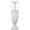 imageDeco 79 Ceramic Decorative Vase Fluted Urn Shaped Centerpiece Vase with Arch Handles Flower Vase for Home Decoration 6quot x 6quot x 20quot BlackWhite