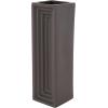 imageDeco 79 Ceramic Decorative Vase Square Centerpiece Vase Flower Vase for Home Decoration 6quot x 6quot x 18quot BlackBlack