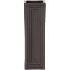 imageDeco 79 Ceramic Decorative Vase Square Centerpiece Vase Flower Vase for Home Decoration 6quot x 6quot x 18quot BlackBlack