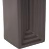 imageDeco 79 Ceramic Decorative Vase Square Centerpiece Vase Flower Vase for Home Decoration 6quot x 6quot x 18quot BlackBlack