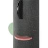 imageDeco 79 Ceramic Decorative Vase Textured Centerpiece Vase with Multicolor HalfMoon Accents Flower Vase for Home Decoration 8quot x 8quot x 16quot BlackBlack