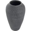 imageDeco 79 Ceramic Decorative Vase Textured Whitewashed Centerpiece Vase Flower Vase for Home Decoration 10quot x 10quot x 24quot Black9 x 9 x 15