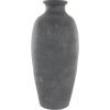 imageDeco 79 Ceramic Decorative Vase Textured Whitewashed Centerpiece Vase Flower Vase for Home Decoration 10quot x 10quot x 24quot BlackCONVENIENTLY SIZED