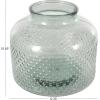 imageDeco 79 Glass Decorative Vase Spotted Centerpiece Vase Flower Vase for Home Decoration 12quot x 12quot x 11quot Green