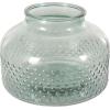 imageDeco 79 Glass Decorative Vase Wide Spotted Centerpiece Vase Flower Vase for Home Decoration 12quot x 12quot x 9quot Green