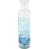 imageDeco 79 Glass Handmade Decorative Vase Blown Centerpiece Vases Set of 2 Flower Vases for Home Decoration 7quot W 10quot H BlueBlue