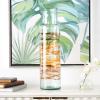 imageDeco 79 Glass Handmade Decorative Vase Blown Centerpiece Vases Set of 2 Flower Vases for Home Decoration 7quot W 10quot H BlueClear