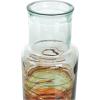 imageDeco 79 Glass Handmade Decorative Vase Blown Centerpiece Vases Set of 2 Flower Vases for Home Decoration 7quot W 10quot H BlueClear