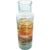 imageDeco 79 Glass Handmade Decorative Vase Blown Centerpiece Vases Set of 2 Flower Vases for Home Decoration 7quot W 10quot H BlueClear