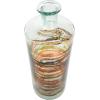 imageDeco 79 Glass Handmade Decorative Vase Blown Centerpiece Vases Set of 2 Flower Vases for Home Decoration 7quot W 10quot H BlueClear