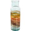 imageDeco 79 Glass Handmade Decorative Vase Blown Centerpiece Vases Set of 2 Flower Vases for Home Decoration 7quot W 10quot H BlueClear