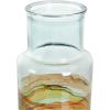 imageDeco 79 Glass Handmade Decorative Vase Blown Centerpiece Vases Set of 2 Flower Vases for Home Decoration 7quot W 10quot H BlueClear