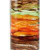 imageDeco 79 Glass Handmade Decorative Vase Blown Centerpiece Vases Set of 2 Flower Vases for Home Decoration 7quot W 10quot H BlueClear