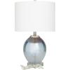 imageDeco 79 Glass Table Lamp Set of 2 14quot W 23quot H Blue