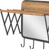 imageDeco 79 Industrial Metal Geometric Wall Hook 19quot x 14quot x 19quot Brown