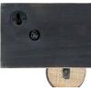 imageDeco 79 Industrial Wood Solid Wall Hook 24quot x 4quot x 10quot Brown