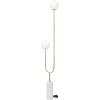 imageDeco 79 Marble Room Floor Lamp Orb 2 Light Standing Tall Lamp with Marble Base Tall Lamp 16quot x 7quot x 73quot GoldGold