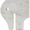 imageDeco 79 Marble Safari Animals Decorative Sculpture Small Abstract Rounded Home Decor Statues Set of 3 Accent Figurines 6quot 4quot 6quot H Multi ColoredWhite