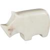 imageDeco 79 Marble Safari Animals Decorative Sculpture Small Abstract Rounded Home Decor Statues Set of 3 Accent Figurines 6quot 4quot 6quot H Multi ColoredCream