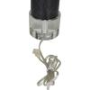 imageDeco 79 Marble Thick Stand Table Lamp with Drum Shade 15quot x 15quot x 26quot WhiteBlack