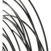 imageDeco 79 Metal Abstract Home Wall Decor Overlapping Stick Wall Sculpture Wall Art 24quot x 2quot x 25quot BlackBlack