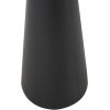 imageDeco 79 Metal Art Deco Fluted Vase 7quot x 7quot x 33quot BlackBlack