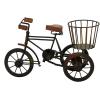 imageDeco 79 Metal Bike Decorative Sculpture Home Decor Statue with Wood Accents Accent Figurine 12quot x 6quot x 8quot Brown
