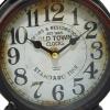 imageDeco 79 Metal Clock with Bell Style Top 10quot x 4quot x 13quot BlackBrown
