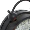 imageDeco 79 Metal Clock with Bell Style Top 10quot x 4quot x 13quot BlackBrown